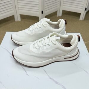 Alternative view of Loro Piana Weekend Walk Technical Mesh White