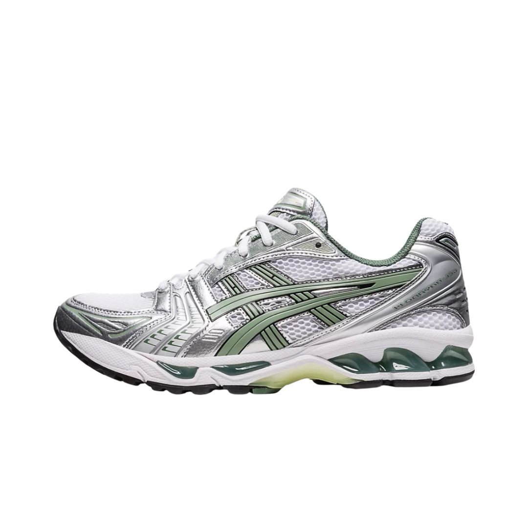 Asics Gel-Kayano 14 White Pure Silver Slate Grey