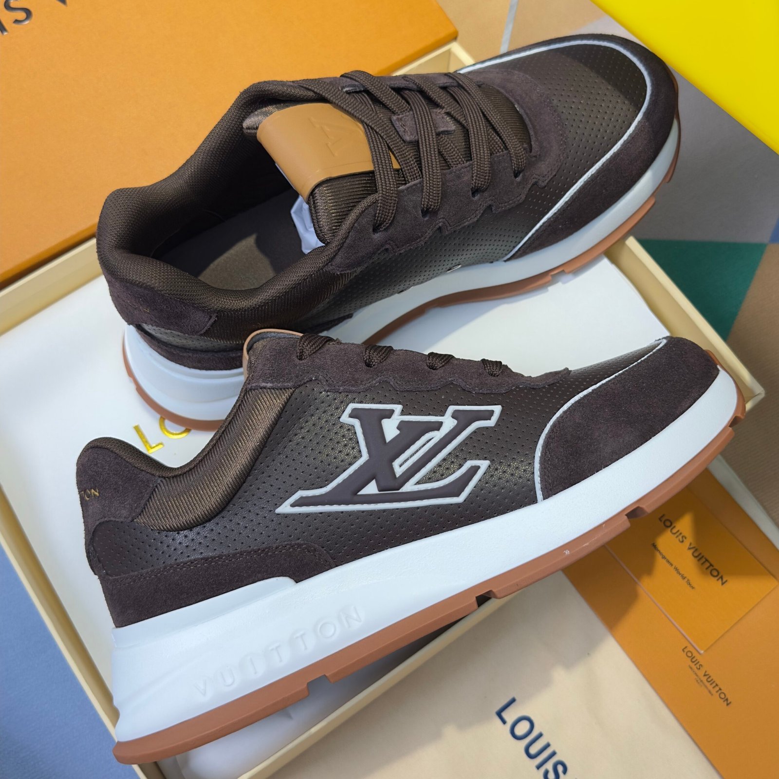 Louis Vuitton LV Classic Sneaker Dark Brown - Afbeelding 5