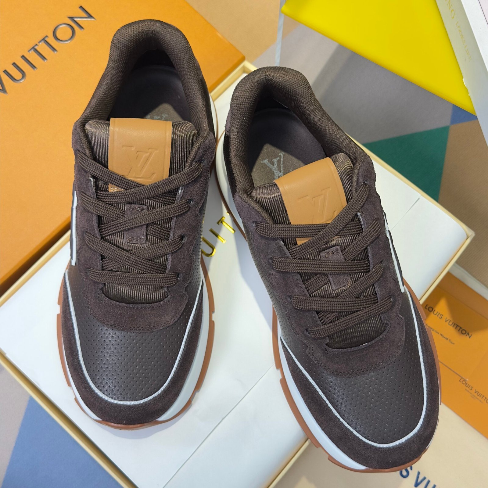 Louis Vuitton LV Classic Sneaker Dark Brown - Afbeelding 6