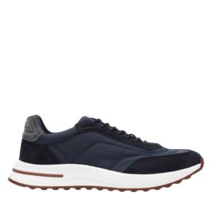 Loro Piana Weekend Walk Suede Navy/Grey