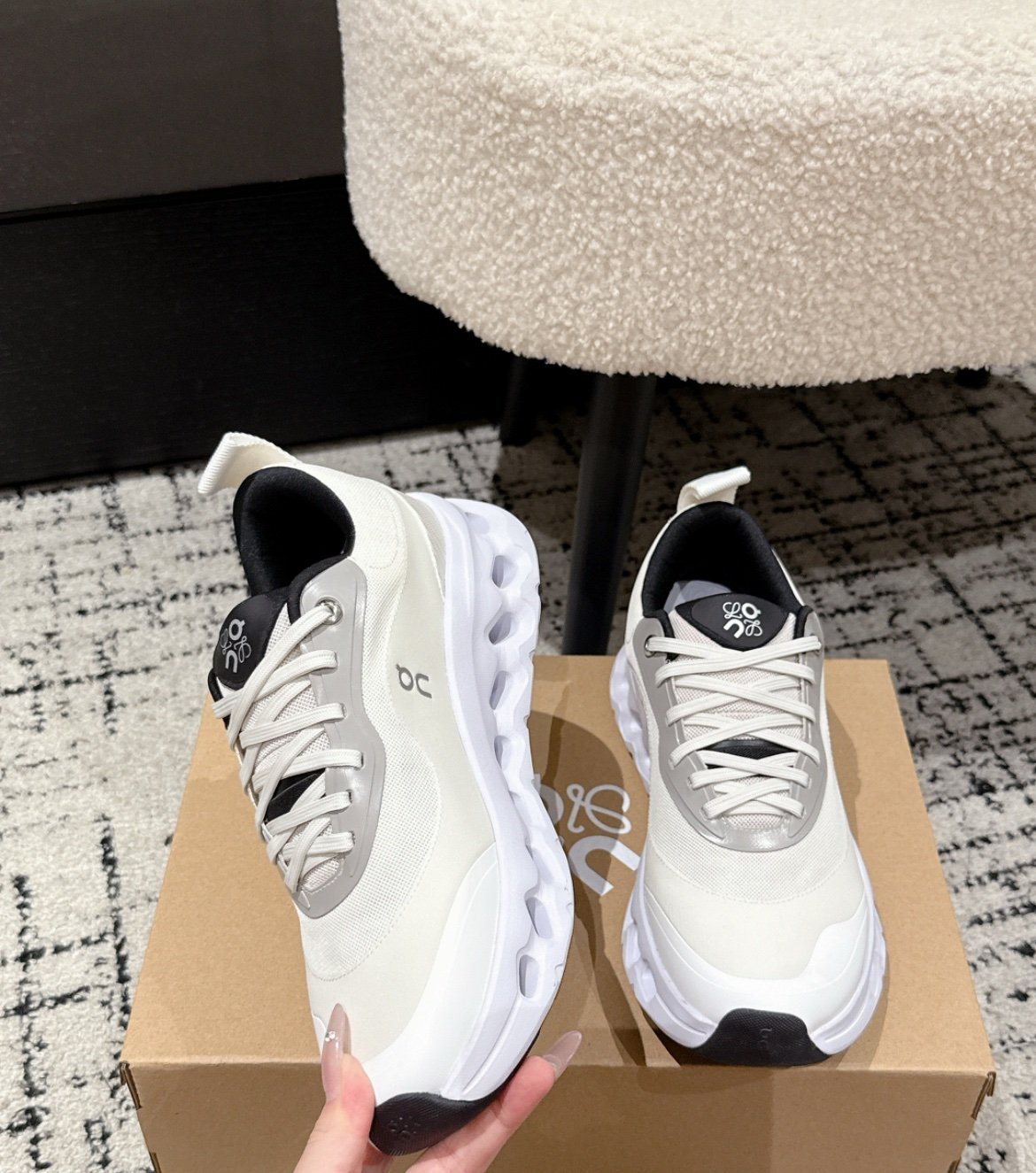 Loewe x On Running Cloudtilt 2 White/Black - Afbeelding 4