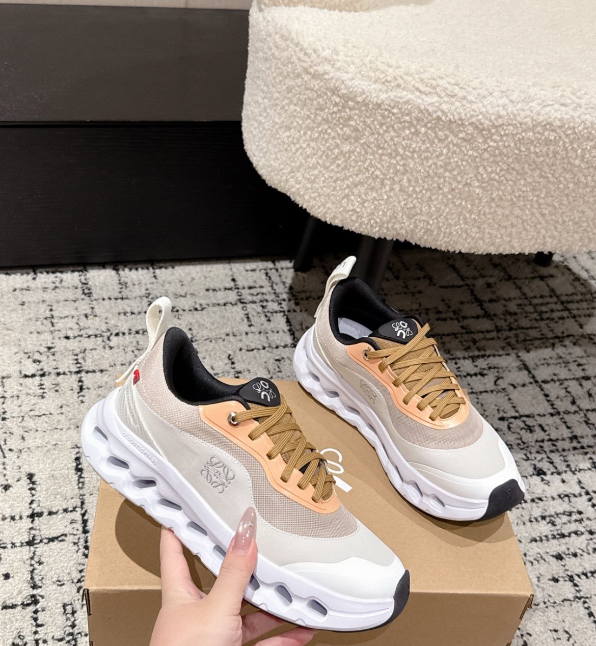 Loewe x On Running Cloudtilt 2 Beige/White - Afbeelding 5