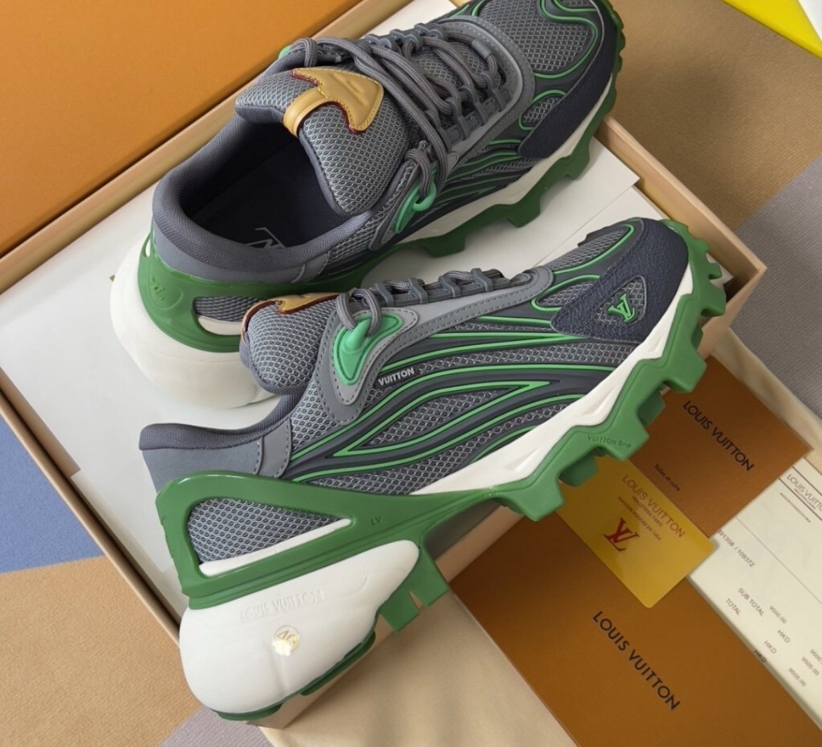 Louis Vuitton Summit Sneaker Grey/Green - Afbeelding 5