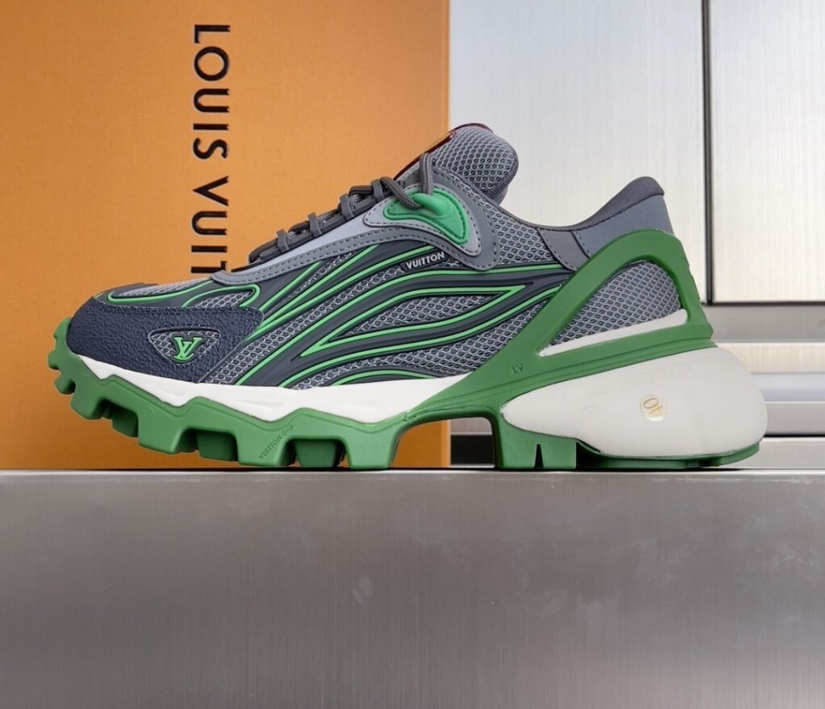 Louis Vuitton Summit Sneaker Grey/Green - Afbeelding 3