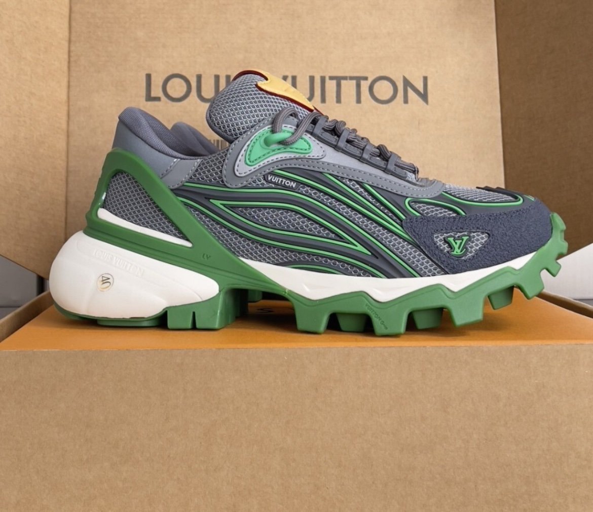 Louis Vuitton Summit Sneaker Grey/Green - Afbeelding 2