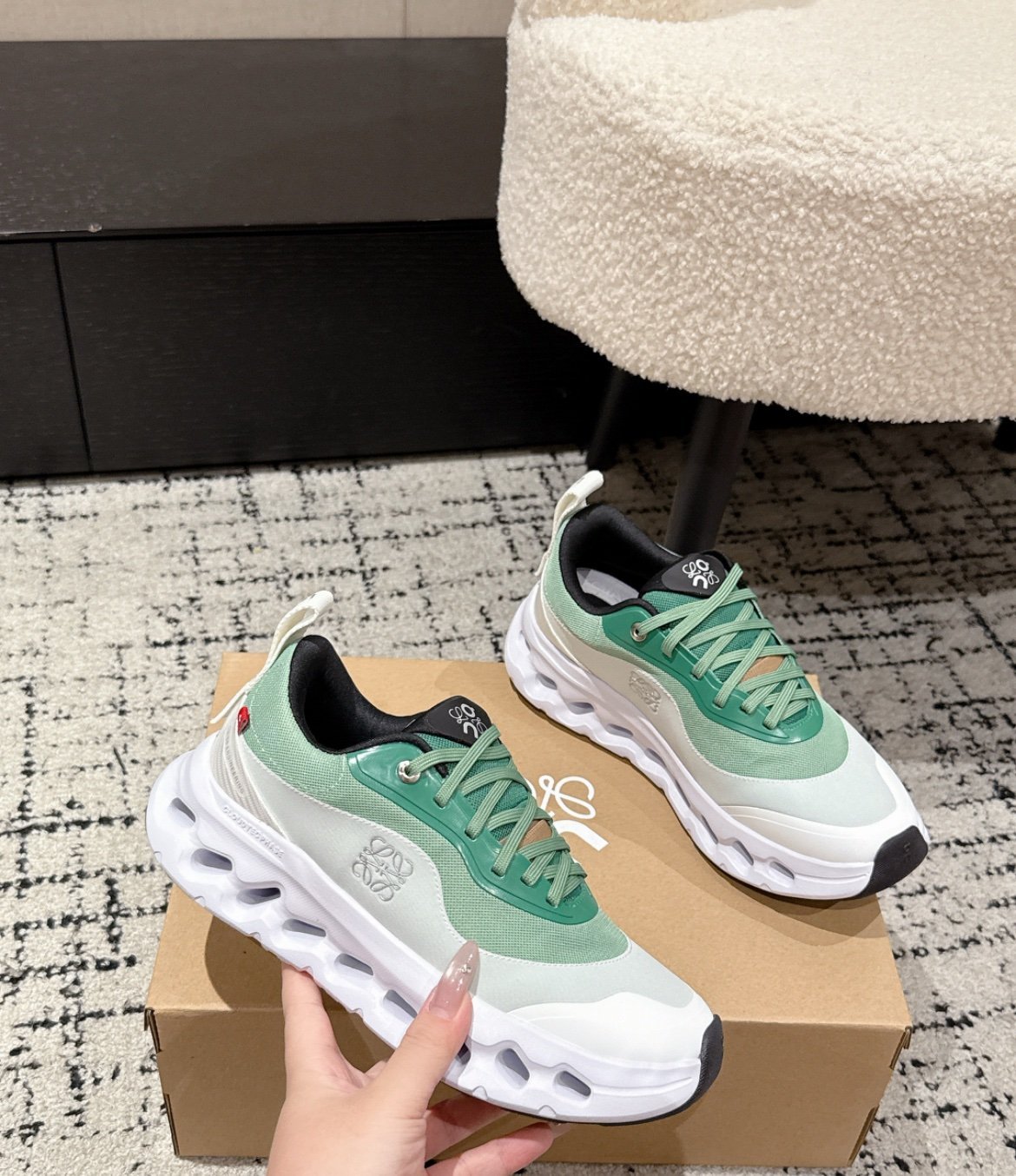 Loewe x On Running Cloudtilt 2 Green/White - Afbeelding 6