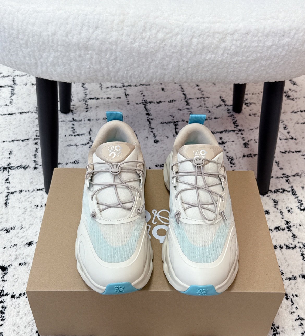 Loewe x On Running Claudsolo Sand Turqoise - Afbeelding 3