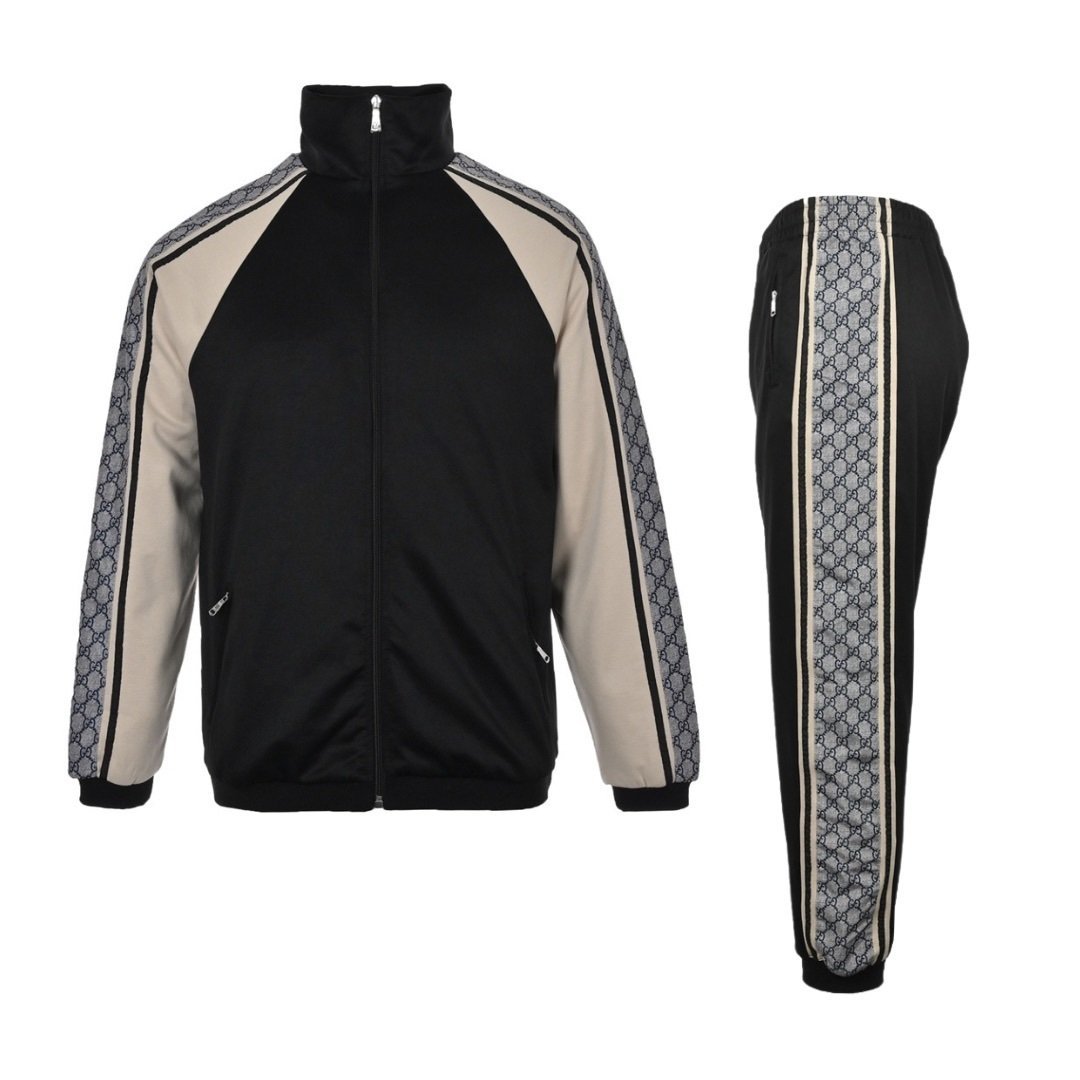 Gucci Technical Black/Beige Tracksuit