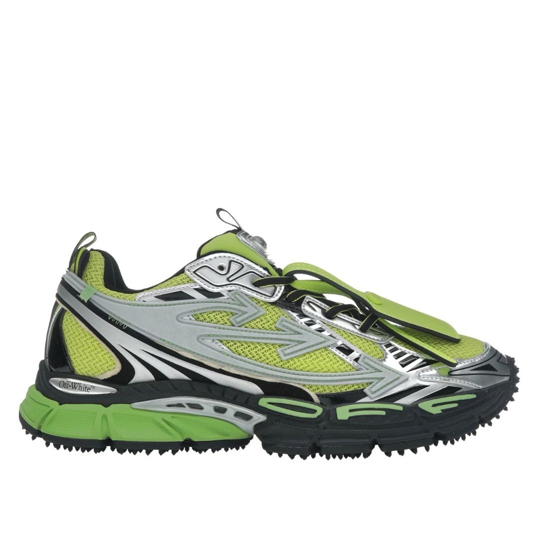 Off-White Be Right Back Neon Green Black