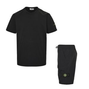Stone Island 2-Piece Summer Set Black